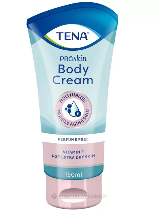 TENA ķermeņa krēms ar E vitamīnu, 150 ml