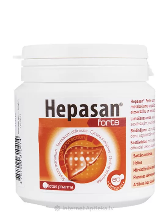 Hepasan Forte, 60 kapsulas