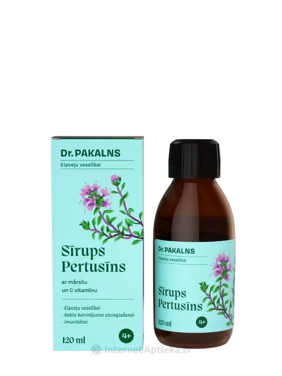 Dr. Pakalns Sīrups Pertusīns, 120 ml