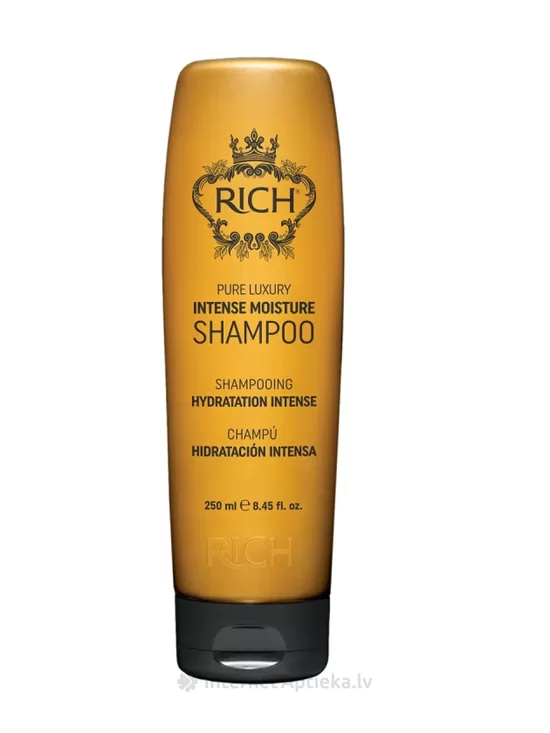 RICH Pure Luxury Intensīvi mitrinošs šampūns, 250 ml