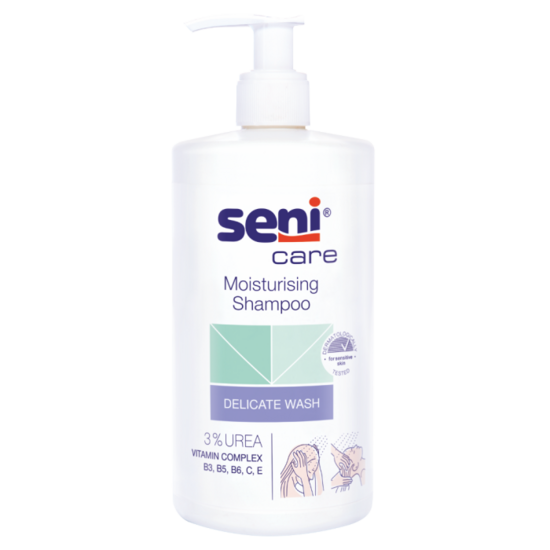 SENI CARE mitrinošs šampūns, 3% Urea, 500ml