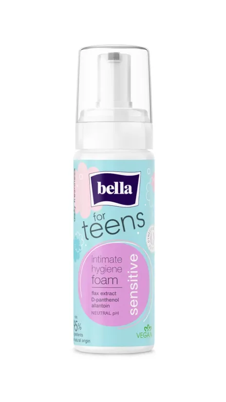  BELLA FOR TEENS SENSITIVE intīmās higiēnas putas, 150 ml