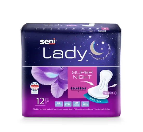 SENI LADY SUPER NIGHT uroloģiskie ieliktņi sievietēm