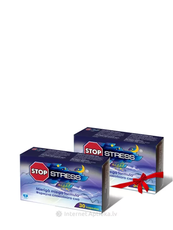 Stop Stress Night komplekts, 2 x 30 kapsulas
