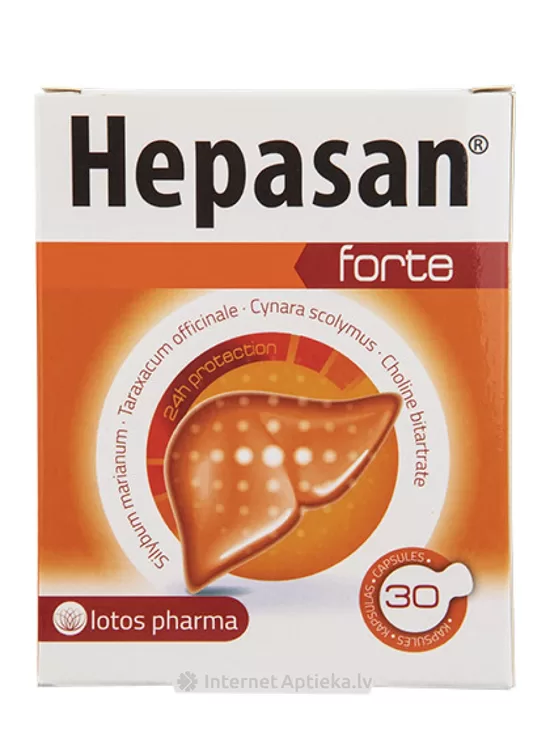 Hepasan Forte, 30 kapsulas