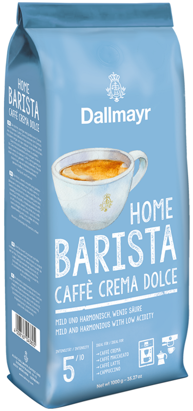 Kafijas pupiņas Dallmayr HOME BARISTA “CAFFE CREMA DOLCE”, 1000g