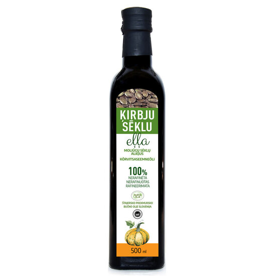 Nerafinēta ķirbju sēklu eļļa 500ml