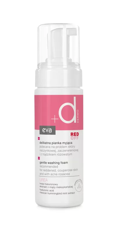  EVA DERMO RED maigi attīrošas putas kuperozai sejas ādai, 150 ml