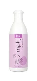 EVA SIMPLY tonizējošs dušas gēls ar kazenes ekstraktu, 500ml
