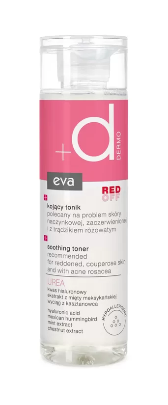  EVA DERMO RED Off nomierinošs toniks apsārtušai sejas ādai, 200 ml