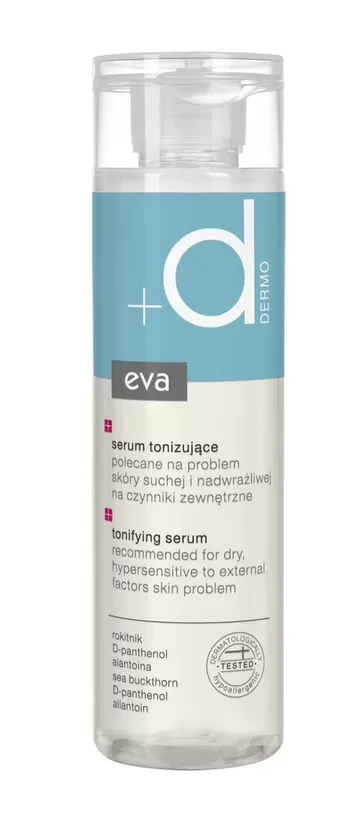 EVA DERMO tonizējošs serums ar smiltsērkšķi, D-pantenolu, alantoīnu, 200 ml
