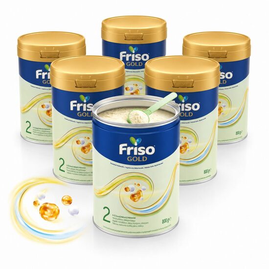 FRISO Gold 2 (6-12 mēn) (6x800g) - IZDEVĪGI!