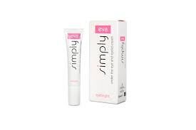 EVA SIMPLY krēms plakstiņiem  un zonām ap acīm ar žibulīša ekstraktu, 15ml