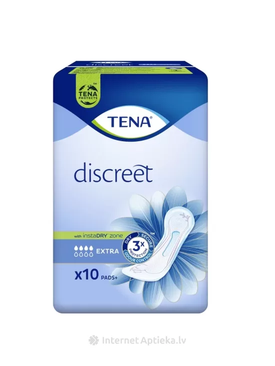 TENA Discreet Extra paketes, 10 gb.