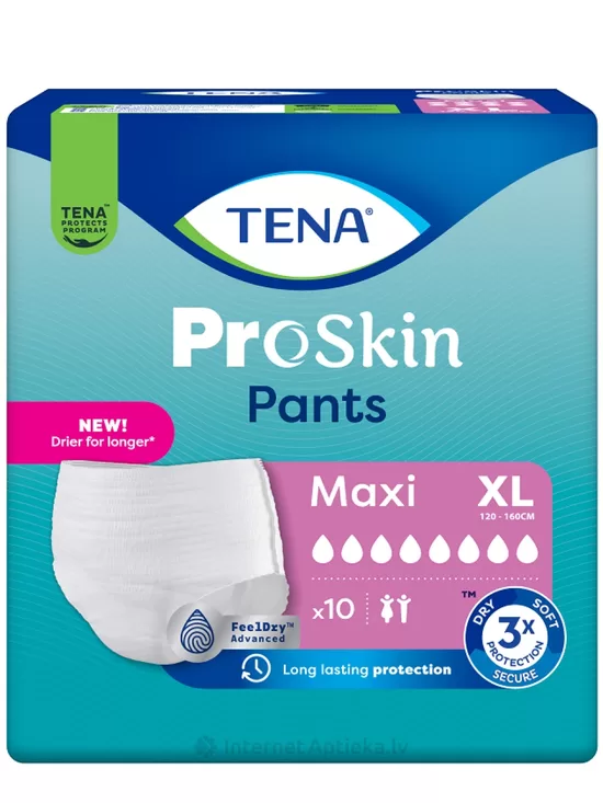 TENA Pants Maxi XL biksītes, 10 gb.