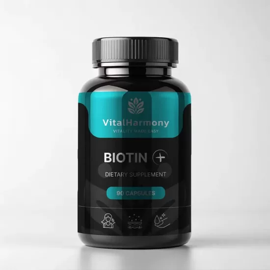 VitalHarmony Biotīns Plus 90 kapsulas