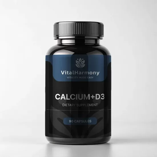 VitalHarmony Kalcijs + D3 - 90 kapsulas