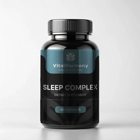 VitalHarmony Sleep Complex - dabīgs miega atbalsts - 90 kapsulas