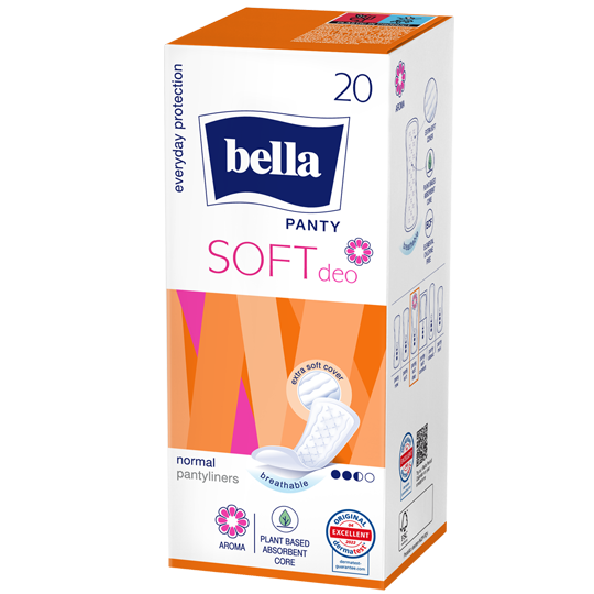 BELLA PANTY SOFT Deo fresh ikdienas ieliktnīši, 20 gab. 