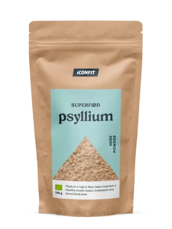 ICONFIT Organic Psyllium Husk Pulveris, 150 g