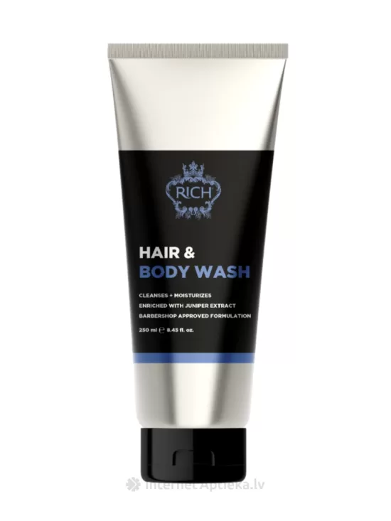 RICH MAN 2-in-1 matu un ķermeņa mazgāšanas līdzeklis, 250 ml