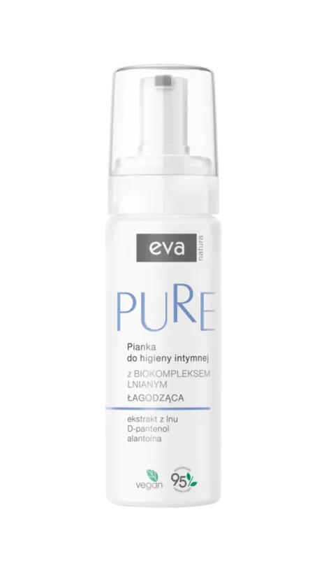 EVA NATURA intīmās mazgāšanas putas ar linu bikompleksu, 150 ml