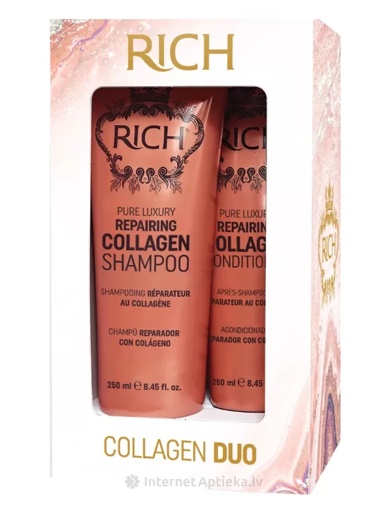 RICH Atjaunojošs kolagēna komplekts, 250+250 ml
