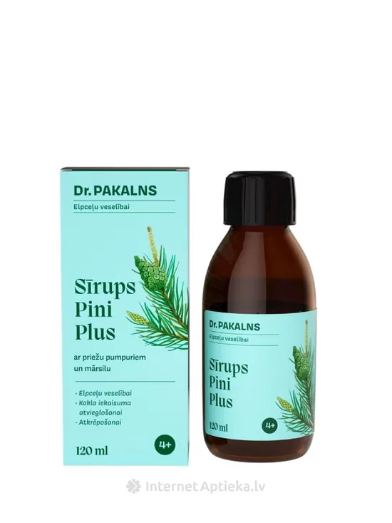 Dr.Pakalns Sīrups Pini Plus, 120 ml