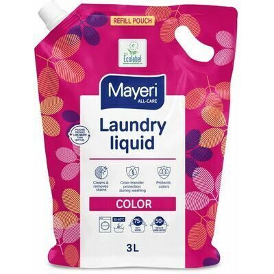  Mayeri All-Care Color veļas mazgāšanas želeja 3L uzpildes iepakojums 