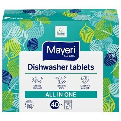 Mayeri All-Care tabletes trauku mazgājamai mašīnai 40gab 