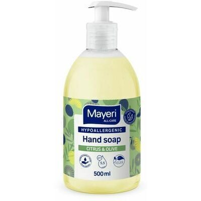  Mayeri Hipoalerģiskas šķidrās ziepes Citrus&Olive 500ml