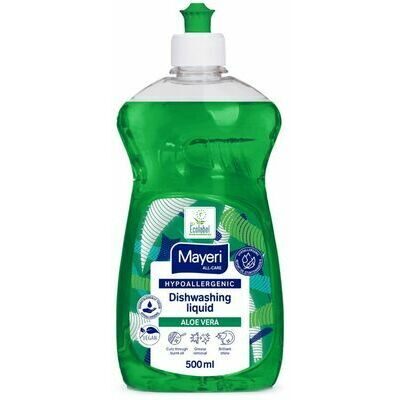  Mayeri Hipoalerģisks trauku mazgāšanas līdzeklis Aloe Vera 500ml 