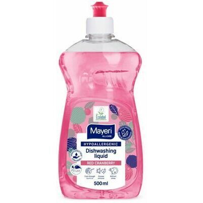 Mayeri Hipoalerģisks trauku mazgāšanas līdzeklis Cranberry 500ml 