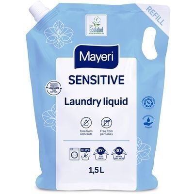 MAYERI Sensitive veļas mazgāšanas želeja 1.5L uzpildes iepakojums 