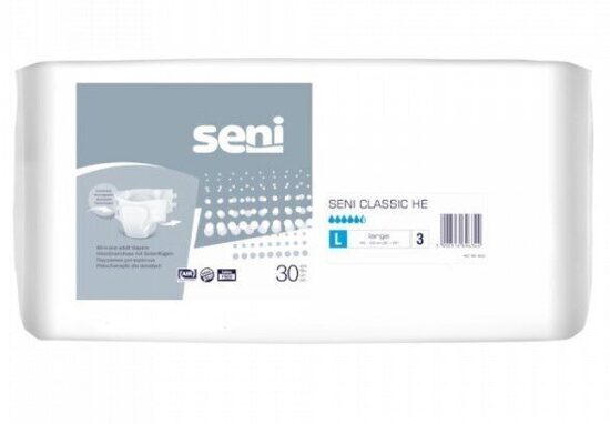 SENI Classic HE L izmēra autiņbikses 30 gab