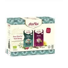 BIO YOGI TEA® Gift Set Relax and Detox - Nomierinošā un Organisma attīrīšanai tēja, 17gab x 2g