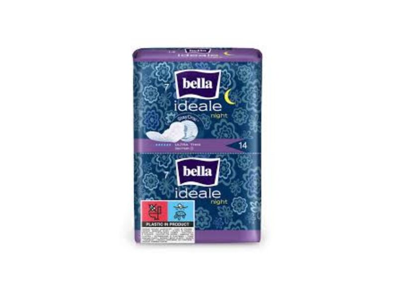 BELLA IDEALE StayDrai Night higiēniskās paketes, 14gab.