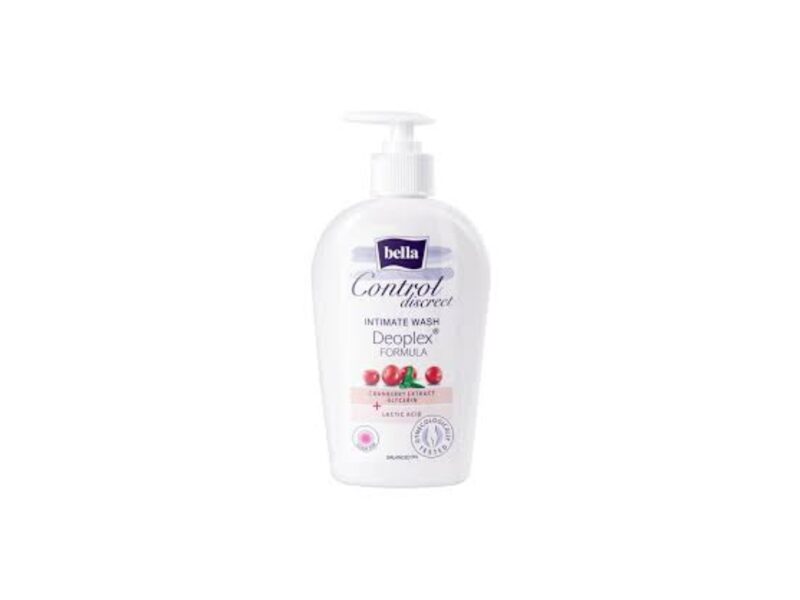 BELLA Control Discreet intīmās ziepes ar dzērveņu ekstraktu, 300ml