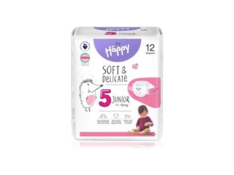 HAPPY JUNIOR autiņbiksītes, 5.izmērs (11 -18 kg), 12, 38 vai 52gab.