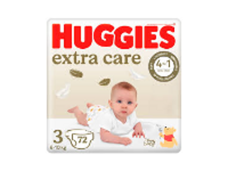 HUGGIES Elite Soft Extra Care 3 autiņbiksītes (6-10kg), 72gab.