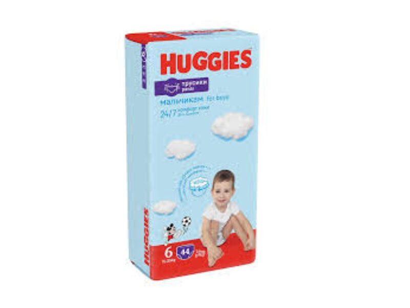 HUGGIES Pants MP6 biksītes (15-25kg), 44gab. Boy
