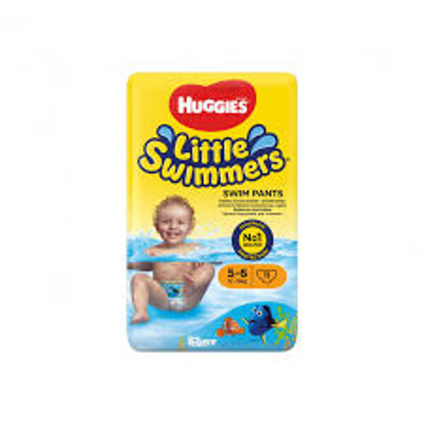 HUGGIES SWIMMERS biksītes peldēšanai 5-6izm. (12-18kg), 11gab.