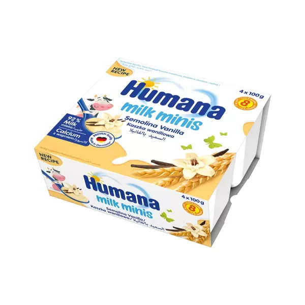 Humana Milk Minis vaniļas mannas deserts 400g