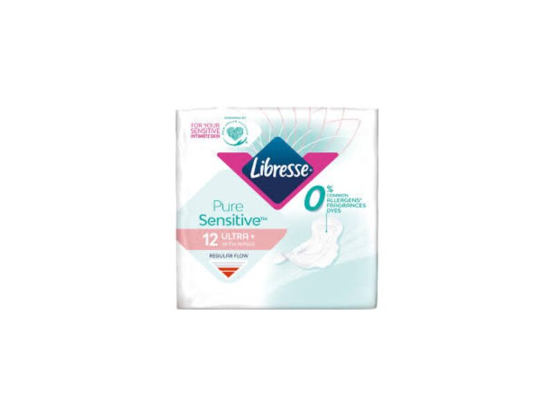 Higiēniskās paketes LIBRESSE PURE SENSITIVE ULTRA NORMAL, 12gab.