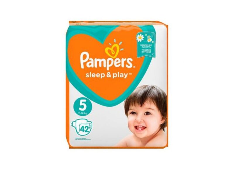 Pampers Sleep&Play S5 autiņbiksītes (11-16kg), 42gab.