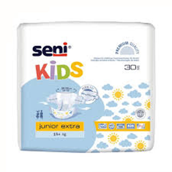SENI KIDS JUNIOR EXTRA autiņbiksītes, 6. izmērs (+15 kg), 34gab.
