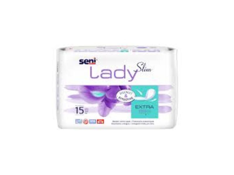 SENI LADY SLIM EXTRA uroloģiskie ieliktņi sievietēm, 15gab. (4 piles)