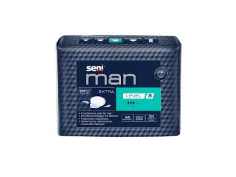 SENI MAN EXTRA (Level 3) uroloģiskie ieliktņi vīriešiem, 15gab.