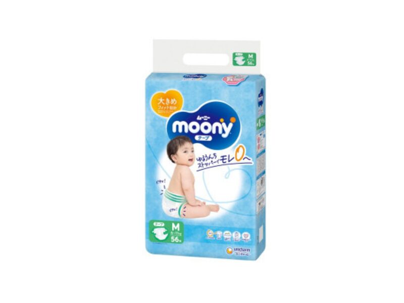 Moony M autiņbiksītes (6-11kg), 56gab. 