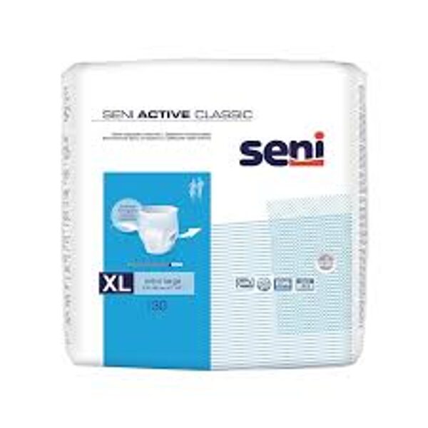 SENI ACTIVE CLASSIC uzsūcošās biksītes pieaugušajiem XL izmērs, 30 gab.